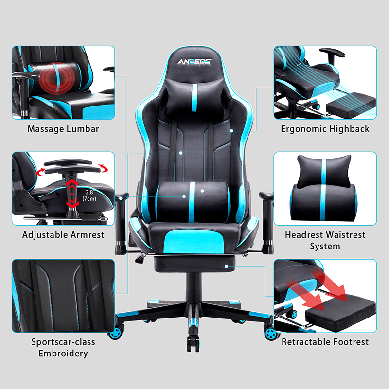 Fast delivery Quality Modern Comfortable Gaming chair Executive Ergonomic Office racing Chair silla gaming chair 