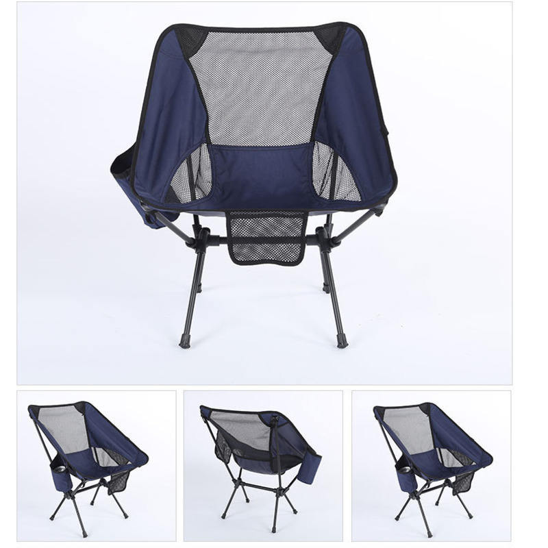 2022 new leisure product lightweight folding aluminum adjustable camping chair 