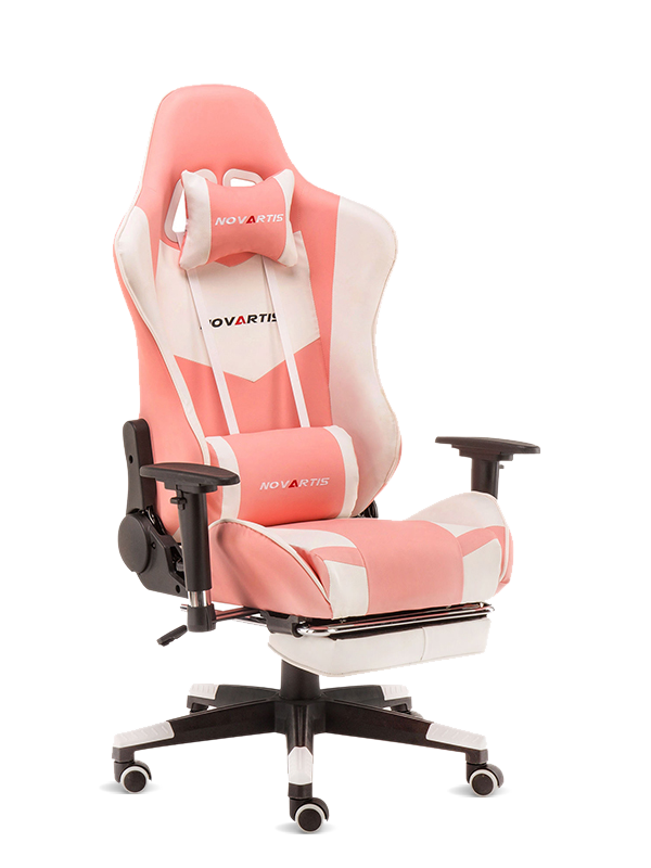 Wholesale High Quality PU PVC Modern Racing Pink Gear Gaming Chair 