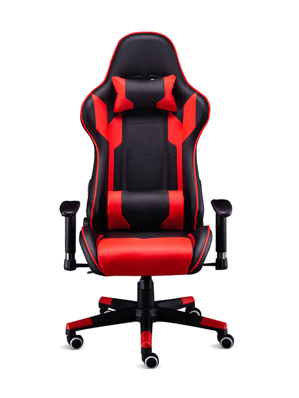 Modern Office Silla Gamers Black And Red Luxurious Leather Gaming Chair 