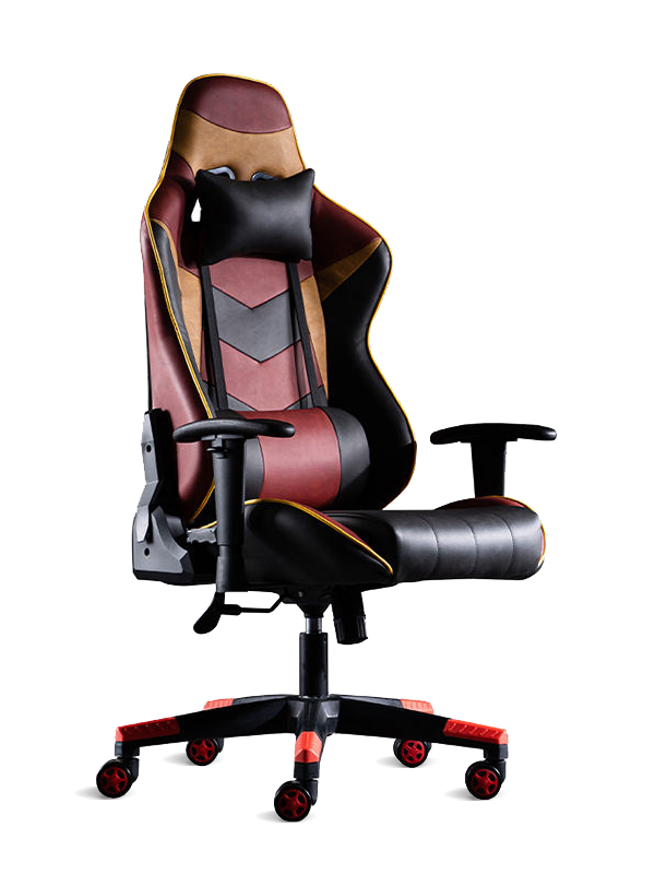 Retro PU leather gaming chair racing chair for gamer office computer chair 