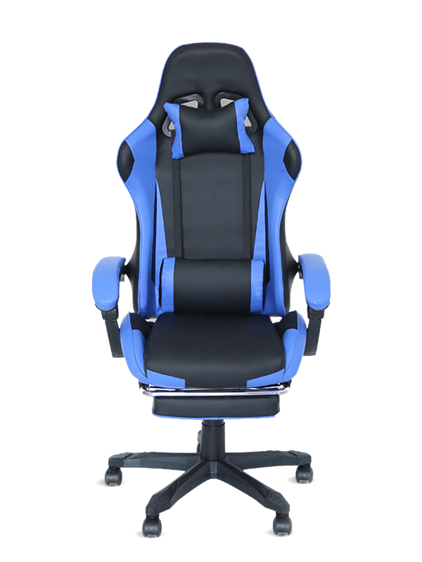 2021 New High Back Computer Gaming Office Chair Blue 