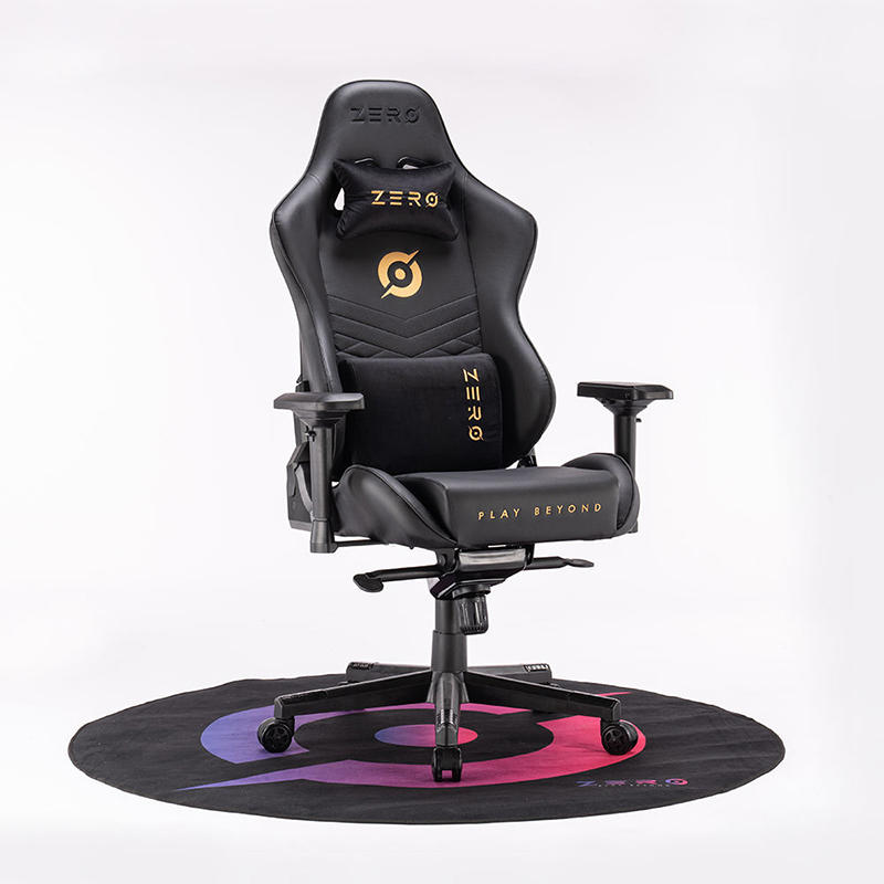 Factory computer reclining gaming chair with headrest and waist pillow 