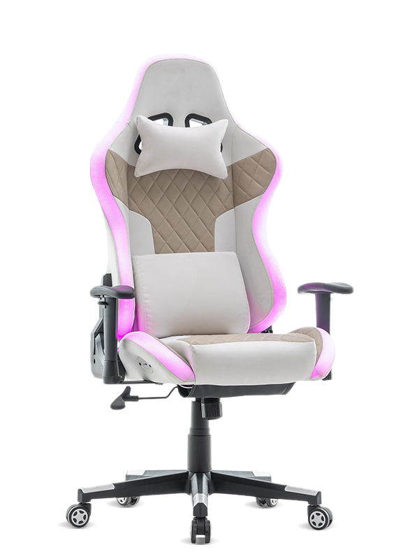 2022 Best New Reclining Office Chair LED RGB gaming chair with lights and speakers 