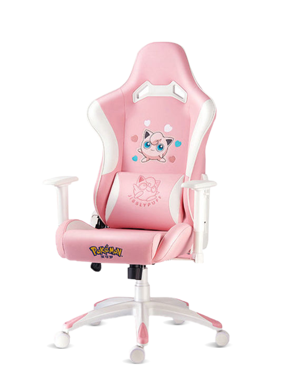 2021 New Cute Pink Computer Gaming Chair Pink Girl Bedroom Cute Swivel Chair 